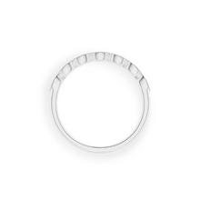 14K Solid Gold Antic Half Diamond Ring Band - Triple C Diamond's