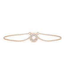 14K Solid Gold Circle Elegant Bracelet - Triple C Diamond's
