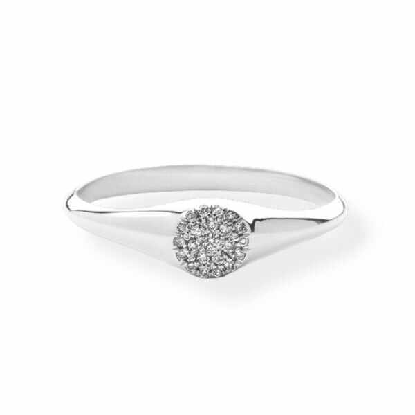 14K Solid Gold Cluster Diamond Ring - Triple C Diamond's