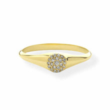 14K Solid Gold Cluster Diamond Ring - Triple C Diamond's