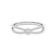 14K Solid Gold Cluster Round Diamond Ring - Triple C Diamond's