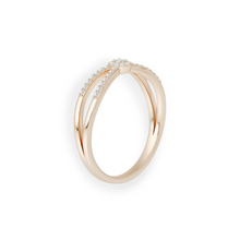 14K Solid Gold Cluster Round Diamond Ring - Triple C Diamond's