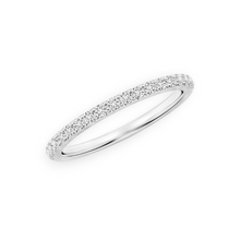14K Solid Gold Diamond Half Stackable Band - Triple C Diamond's