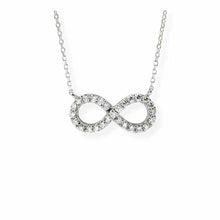 14K Solid Gold Infinity Diamond Necklace - Triple C Diamond's
