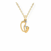 14K Solid Gold Mother-Baby Pendant - Triple C Diamond's