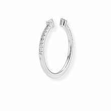 14K Solid Gold Open Cuff Diamond Ring - Triple C Diamond's