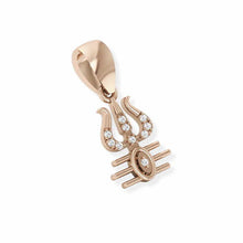 14K Solid Gold Religious Shiva Diamond Pendant - Triple C Diamond's