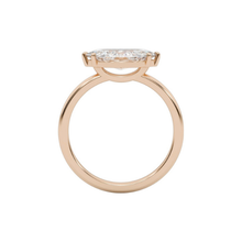 2 Carat Marquise Cut East and West Solitaire Diamond 14K Solid Gold Ring