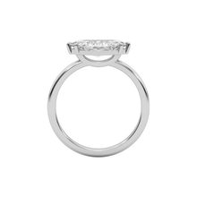 2 Carat Marquise Cut East and West Solitaire Diamond 14K Solid Gold Ring