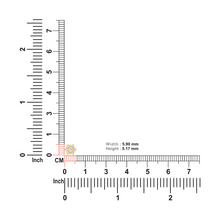 18K Solid Gold 7 Stone Flower Nose Pin Triple C Diamond's 