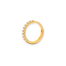 18K Solid Gold Diamond Nose Ring - Triple C Diamond's