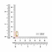 18K Solid Gold Dubble Line Diamond Nose Ring - Triple C Diamond's