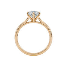 2 to 3 Carat Cathedral Setting Round Cut 6 Prong 14K Solid Gold Solitaire Diamond Ring