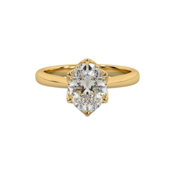 3 Carat Oval Cut ring