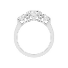 3 Diamond 14K Solid Gold Diamond Engagement Ring IGI Certified