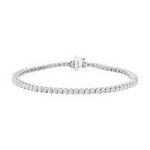 2.00 MM 14K Solid Gold Diamond Prong Setting Tennis Bracelet 2.00 Ctw - 2.60 Ctw