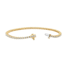 2.00 MM 14K Solid Gold Diamond Prong Setting Tennis Bracelet 2.00 Ctw - 2.60 Ctw