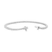 2.00 MM 14K Solid Gold Diamond Prong Setting Tennis Bracelet 2.00 Ctw - 2.60 Ctw