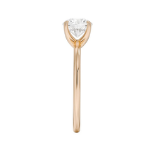 14K Solid Gold 4 Prong Round Cut Solitaire Diamond Ring - IGI Certified