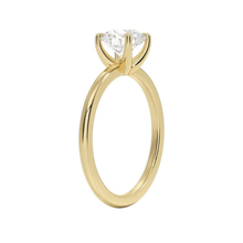 14K Solid Gold 4 Prong Round Cut Solitaire Diamond Ring - IGI Certified