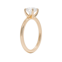 14K Solid Gold 4 Prong Round Cut Solitaire Diamond Ring - IGI Certified