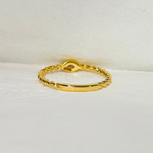 Marquis Cut Twisted Band 14K Solid Gold Everyday Fashion Diamond Ring