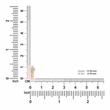 18K Solid Gold Wedding Special Diamond Nose Ring for wedding