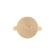 Circle Diamond Ring Rose gold
