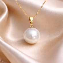 Luxurious 14 MM South Sea Pearl Pendant 14K Solid Gold