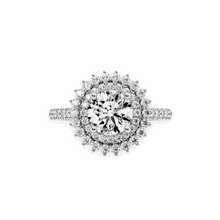 14K Solid Gold Antique Style Diamond Engagement Ring IGI Certified