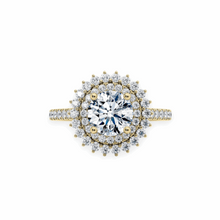 14K Solid Gold Antique Style Diamond Engagement Ring IGI Certified