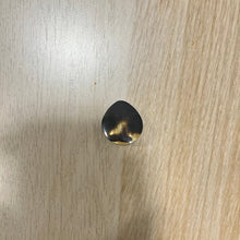 Natural Black Baroque Mobe Pearl Teardrop Pendant Necklace 14K Solid Gold Jewelry