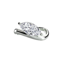 The Wave 14K Solid Gold Marquise Cut Solitaire Diamond Ring 1 to 3 Carat