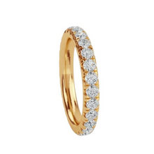 1.75 ctw 14K Solid Gold Full Eternity Band for women Triple C Diamond's