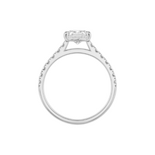 2 Carat Pear Shape Cathedral Setting 14K Solid Gold Diamond Engagement Ring