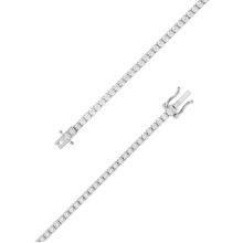 1.35 MM 14K Solid Gold 4 Prong Side Link Tennis Bracelet 1.25 CTW - 1.80 CTW