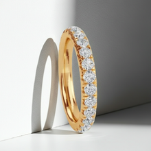 1.75 ctw 14K Solid Gold Pave Setting Full Eternity Band for women